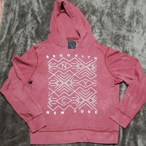 BROOKLYN CALLING N.Y.C. HOODIE SUN WASH FADED NEW